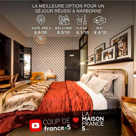 Retromirabeau - Chambre Suite & Appartements De Charme - Localisation Premium Narbonne Kültér fotó