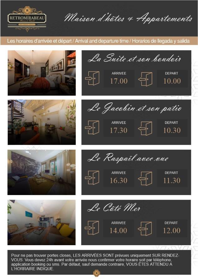 Retromirabeau - Chambre Suite & Appartements De Charme - Localisation Premium Narbonne Kültér fotó